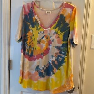 Ladies tie dye T-shirt